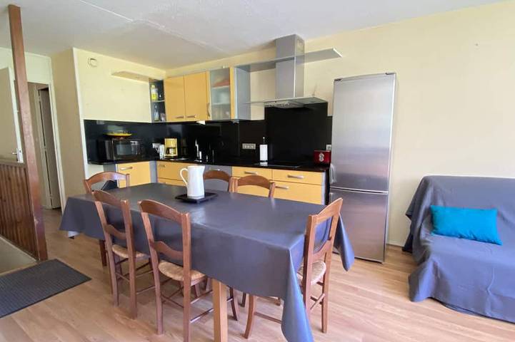 Location de vacances pour 8 personnes, avec balcon et jacuzzi dans La Mongie