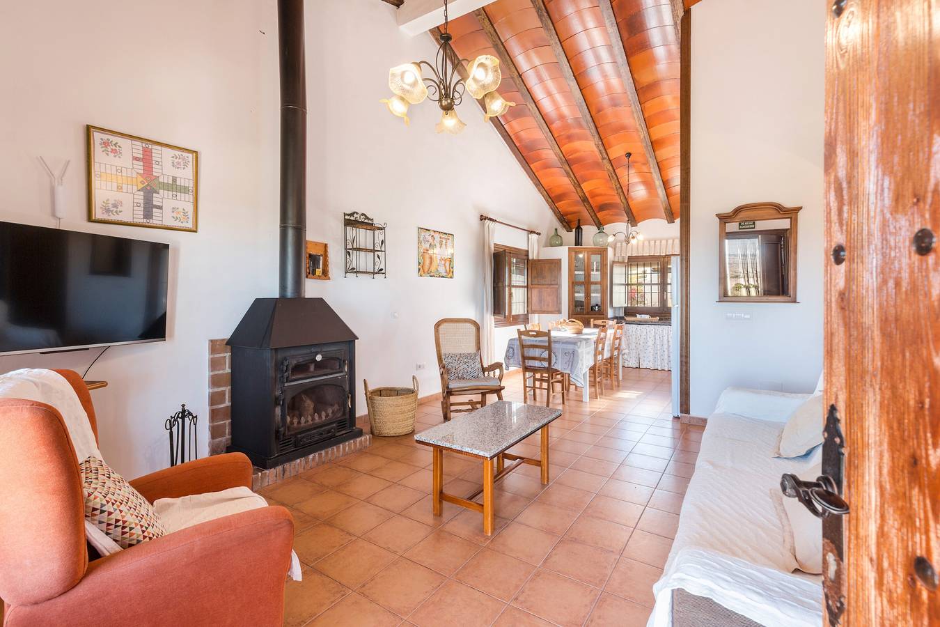 Country House 'La Tinaja' with Mountain View, Wi-Fi and Air Conditioning in Fuente Alamo de Murcia, Costa Cálida