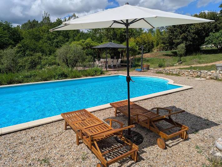 Chambre d’hôte pour 2 personnes, avec vue ainsi que jardin et piscine à Prayssac - 3