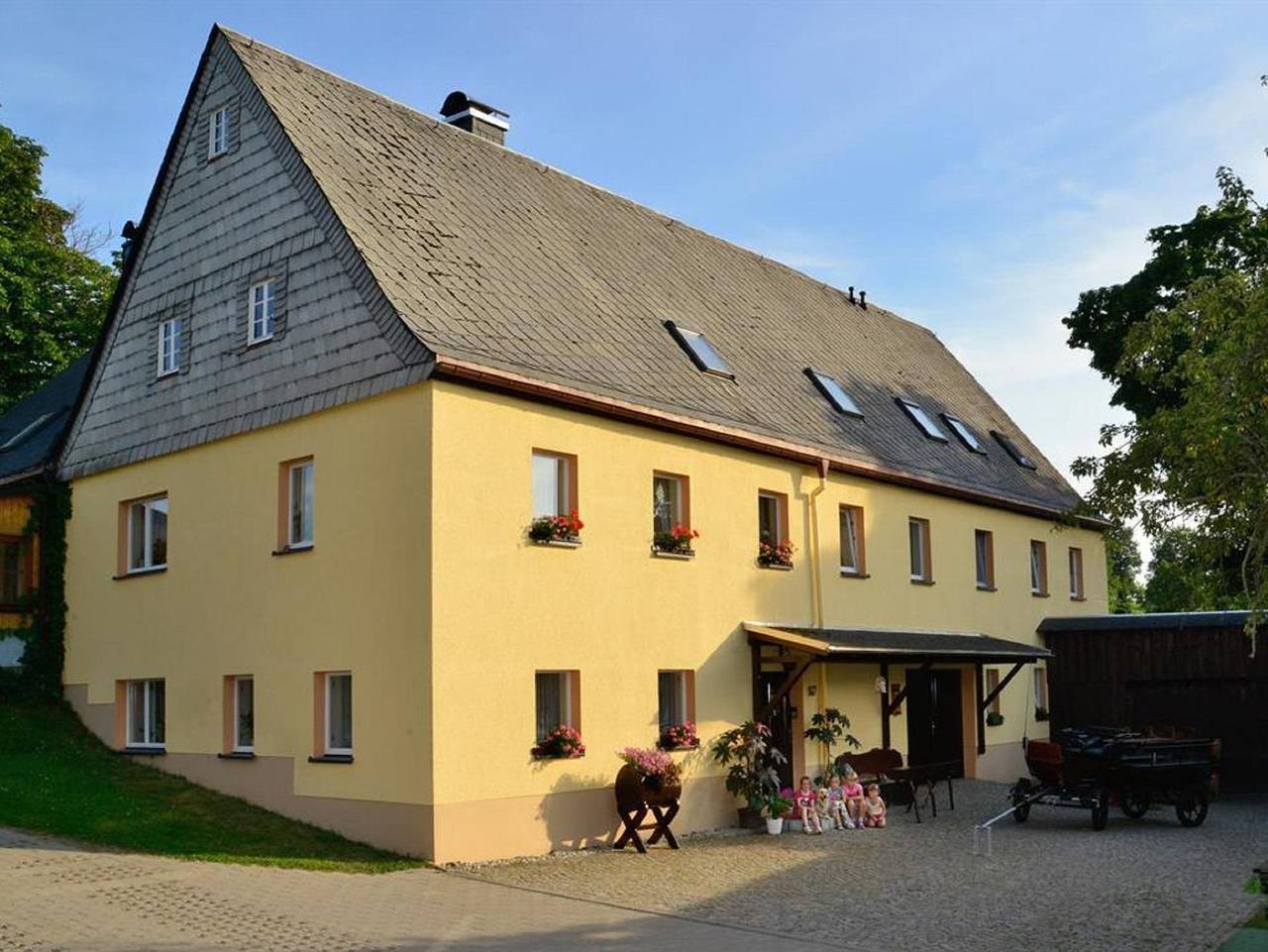Ferienhof Kürschner - Holzblockhaus in Drebach, Erzgebirge