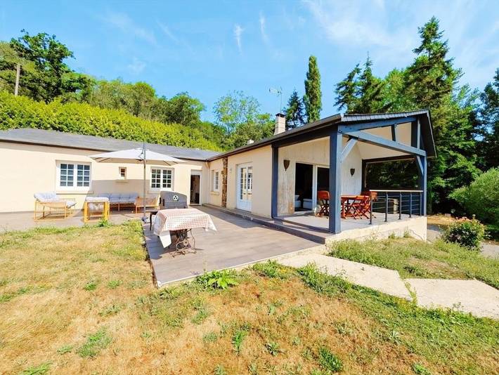 Maison de vacances pour 6 personnes, avec Balcon et Terrasse ainsi que Jardin et Vue