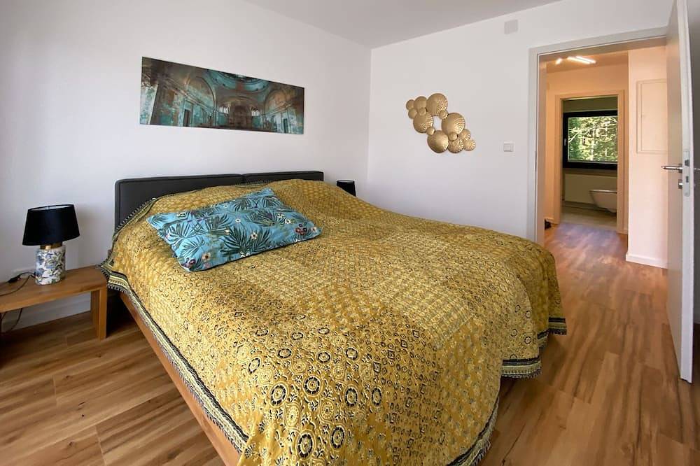 Ferienhaus im Grünen mit Terrasse und Garten für bis zu 4 Personen in Burgthann, Frankenalb
