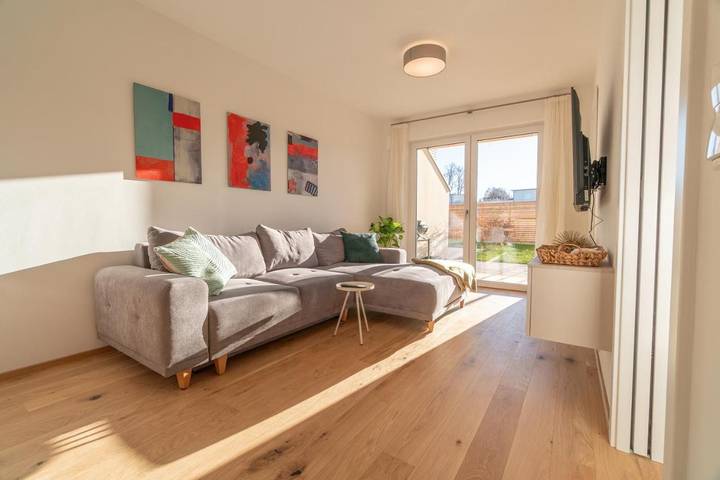 Ferienwohnung für 4 Personen, mit Terrasse und Garten