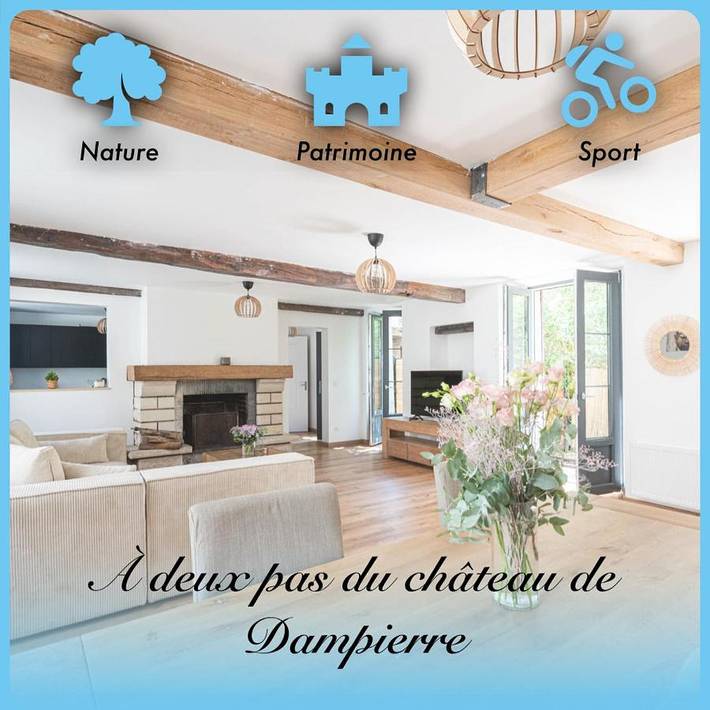 Location de vacances pour 9 personnes, avec Jardin à Dampierre-en-Yvelines
