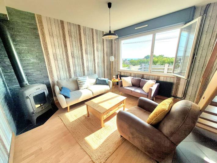 Ferienhaus für 6 Personen, mit Balkon und Terrasse sowie Garten in Wimereux