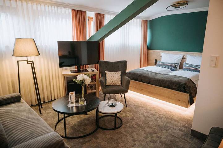 Chambre Double Standard - Hotel Quellenhof in Bad Wiessee, Alpes bavaroises