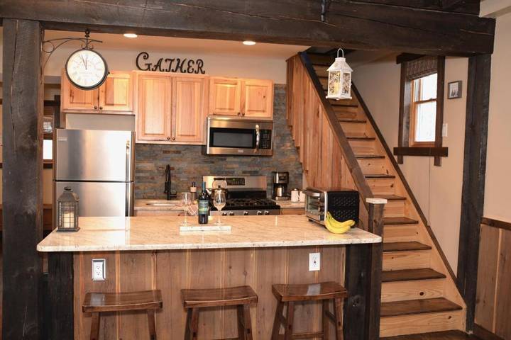 Chalet pour 10 personnes, avec terrasse ainsi que vue et sauna, animaux acceptés à Hunter - 3