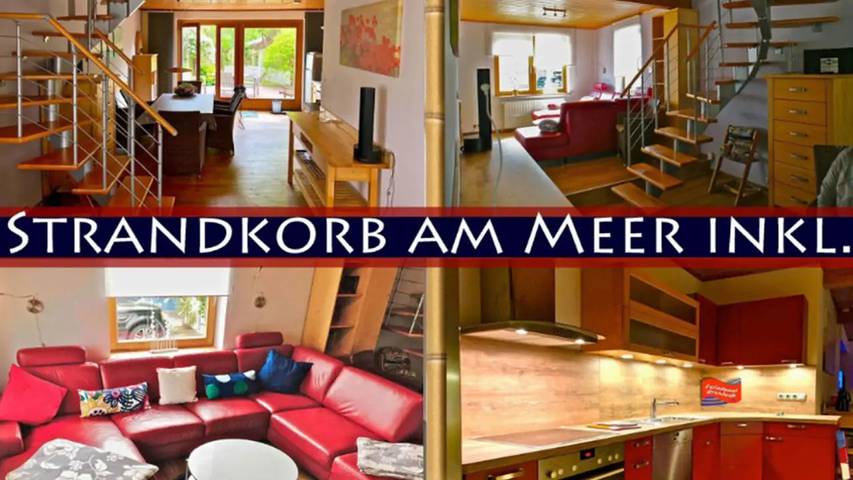 Ferienhaus mit Meerblick für 8 Personen, mit Garten und Terrasse, mit Haustier