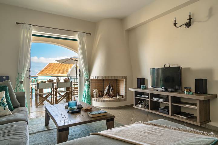 Geheel appartement, Villa Millianna Exclusief Appartement met Zeezicht, Wi-Fi en Airconditioning in Kefalonia
