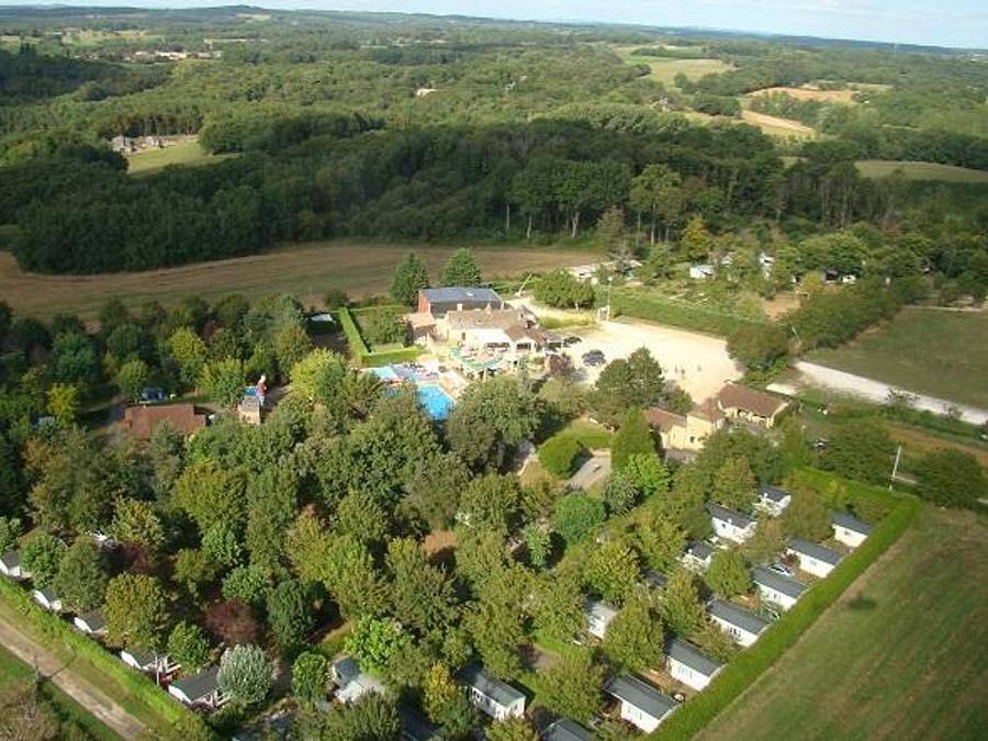 Camping Le Pigeonnier - Mobilheim 8 personen - Tourterelle in Saint-Crépin-et-Carlucet, Périgord Noir