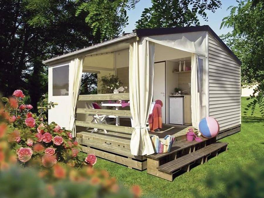 Camping Le Rivage - Mobilhome 4 personnes - Tit'home Toilé, sans sanitaires in Quettehou, Région de Cherbourg