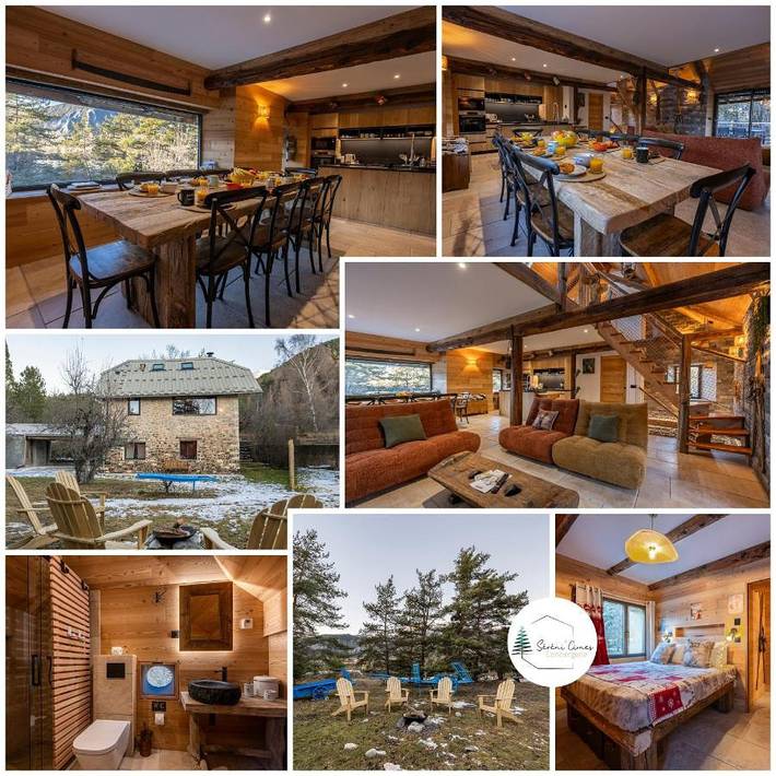 Gîte pour 10 personnes, avec jardin et vue dans Le Sauze - 2