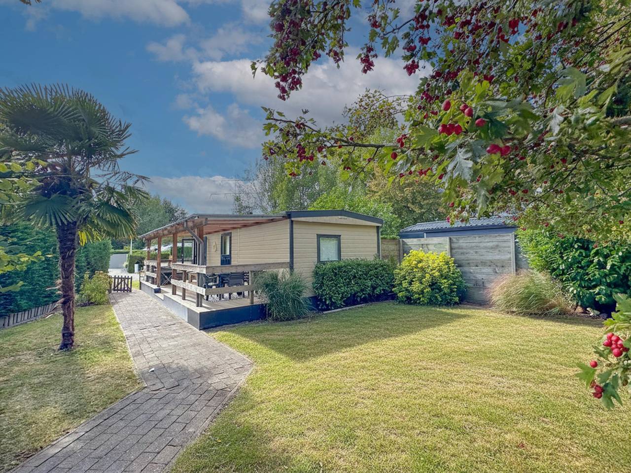 Gemütliches Chalet mit großer Garten und Veranda in Niederländische Nordsee