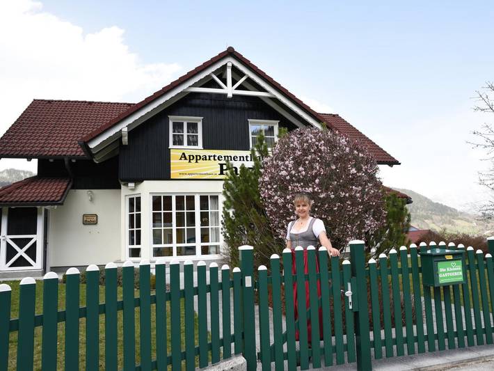 Ferienwohnung für 8 Personen, mit Balkon und Terrasse sowie Garten und Pool in Michaelerberg-Pruggern