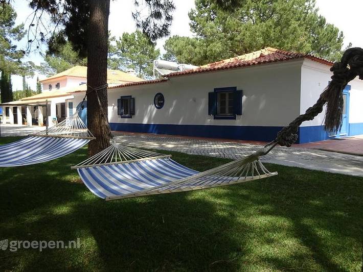 Casa de férias para 15 pessoas, com terraço e piscina e ainda varanda/terraço em Alcácer do Sal