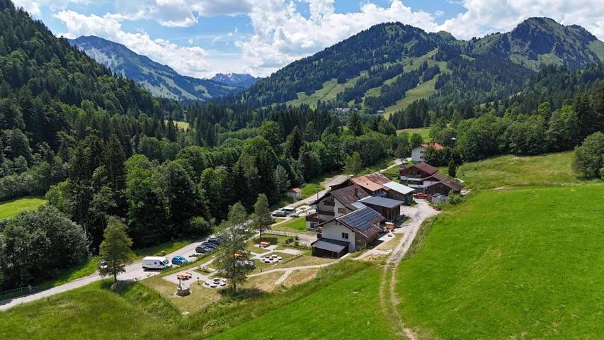 Hütte für 8 Personen, mit Ausblick und Garten in Bad Hindelang - 2