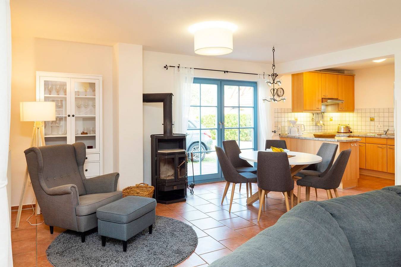 Komfortable Doppelhaushälfte mit Terrasse, Gartenblick und Pool in Zingst in Zingst, Fischland - Darß - Zingst