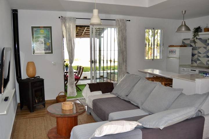 Maison de vacances pour 4 personnes, avec Terrasse ainsi que Jardin et Vue à Los Caños de Meca