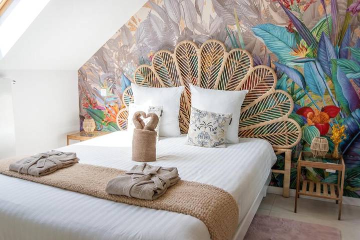 Gîte pour 8 personnes, avec jacuzzi et jardin, adapté aux familles à Quincy-Voisins