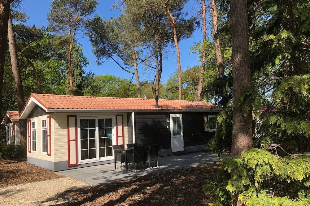 Ganze Wohnung, Chalet Forest 1 | 4 personen | Resort de Heimolen in Baarle-Nassau, Nordbrabant
