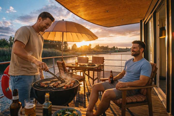 Ferienhaus für 6 Personen, mit Terrasse und Seeblick sowie Ausblick in der Lausitz - 3