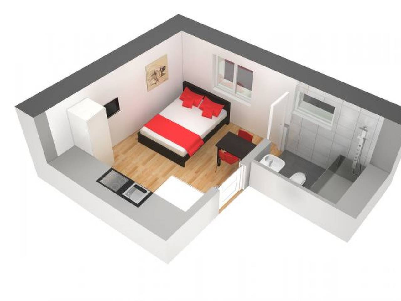 Appartement entier, Appartement de vacances pour 2 personnes in Lucerne, Lac des Quatre-Cantons