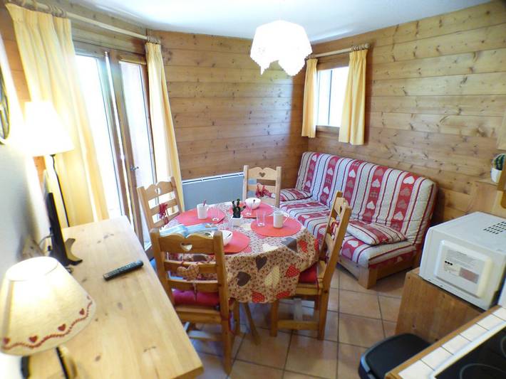 Location de vacances pour 4 personnes, avec balcon à Villard-sur-Doron