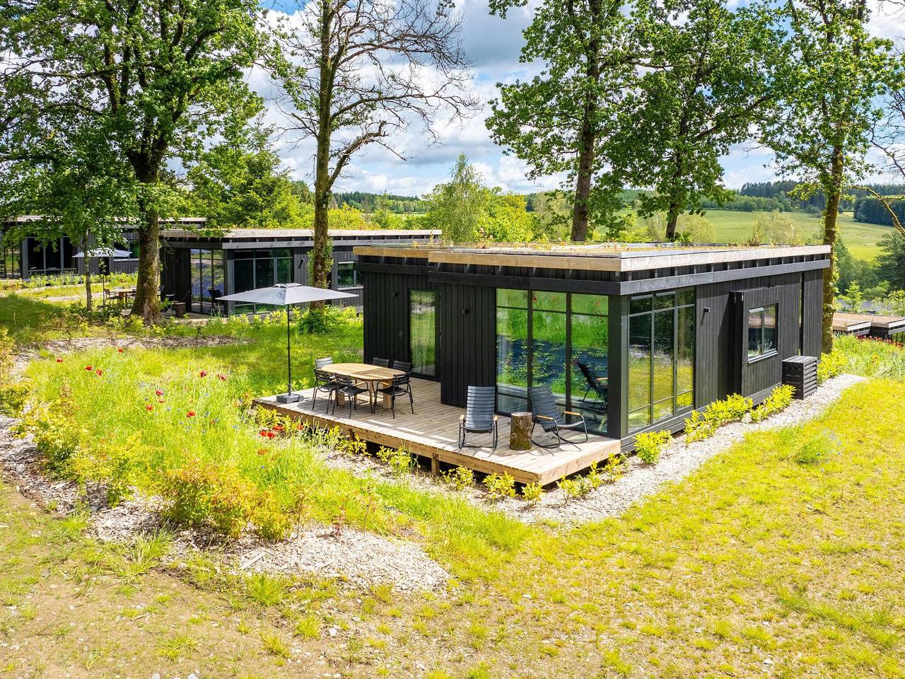 Séjour au Sauna Lodge avec Hillview in Neufchâteau (Belgique), Parc naturel Haute-Sûre Forêt d'Anlier