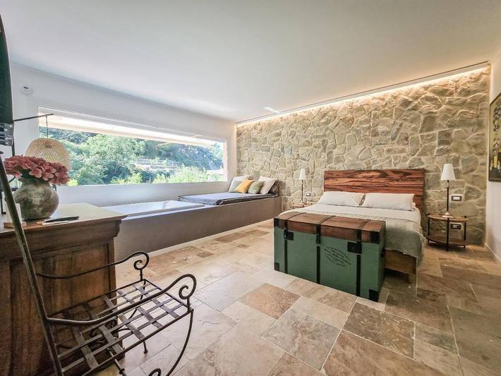 Maison d’hôte pour 2 personnes, avec Terrasse et Vue à Rocchetta Nervina