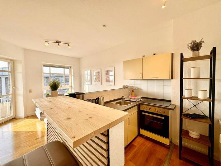 Ferienwohnung für 2 Personen, mit Balkon und Ausblick in Barleben - 4