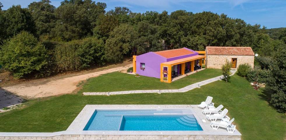 Appartamento per 3 persone, con Balcone e Terrazza nonché Giardino e Piscina a Tempio Pausania