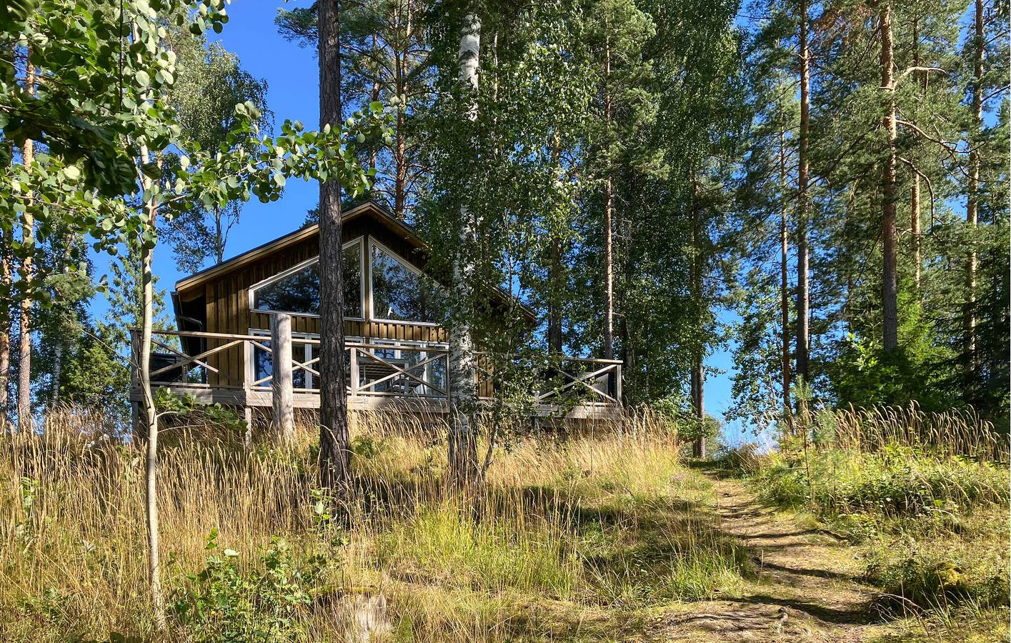 Ferienhaus für 5 Personen mit Seeblick in Värmland
