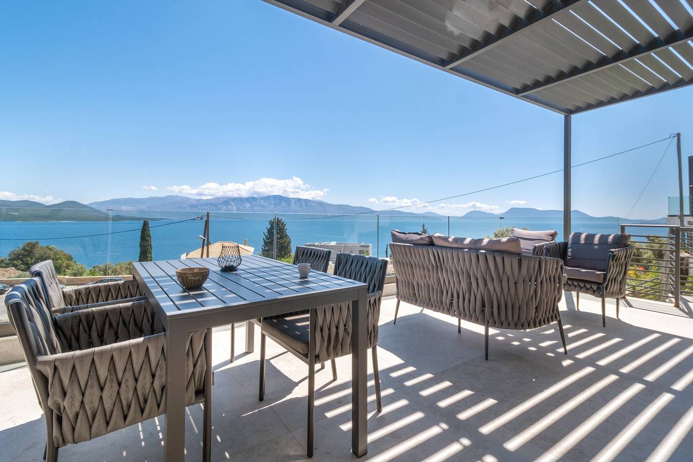 Villa 'Alia 1' with Sea View, Wi-Fi and Air Conditioning in Nikiana, Alexandros