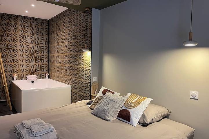 Gîte pour 2 personnes, avec terrasse et jacuzzi à Bourg-lès-Valence - 3