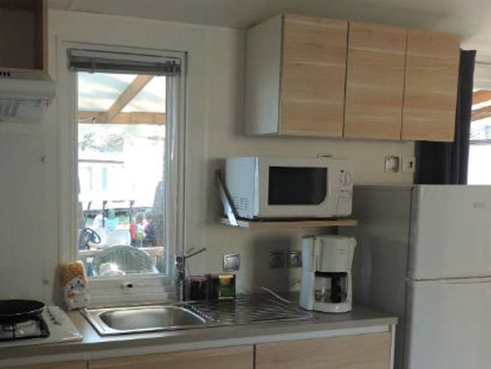 Camping le Domaine de Gajan - Mobilheim 6 personen - Confort Tribu - 3 Zimmer in Boisseron, Mittelmeerküste (Frankreich)