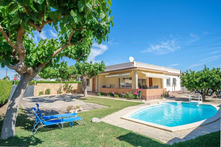 Casa de vacaciones para 6 personas, con Jardín en Vinaroz