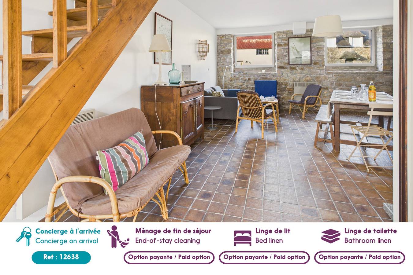 Apartamento entero, Apartamento de vacaciones para 6 personas con terraza in Fouesnant, Côte de Cornouaille