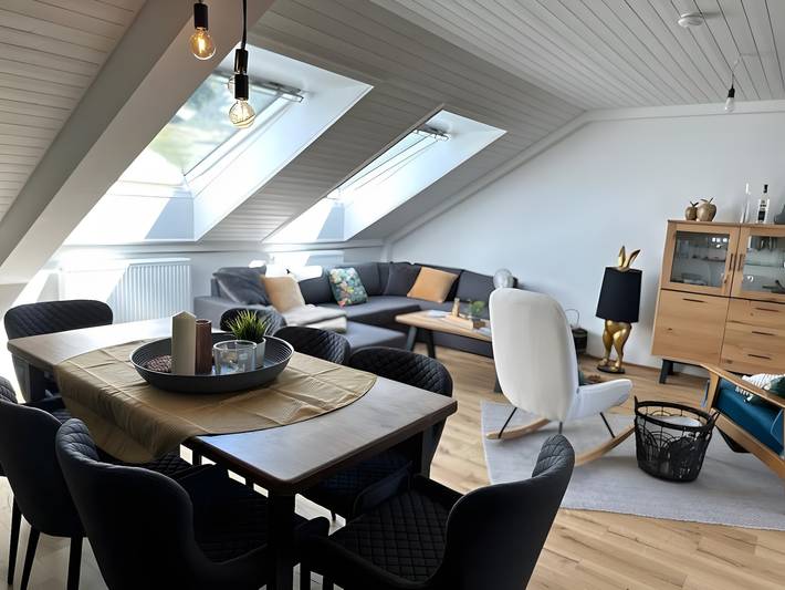 Appartement de vacances pour 8 personnes, avec balcon