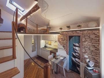 Cottage pour 2 personnes, avec terrasse à Chiavari
