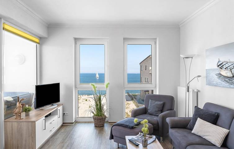 Ferienwohnung für 4 Personen, mit Terrasse und Sauna in Olpenitz
