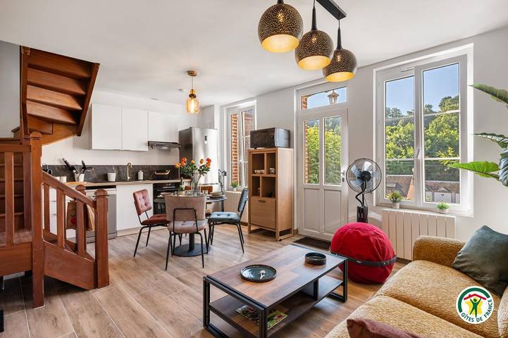 Gîte für 4 Personen, mit Terrasse und Garten sowie Ausblick in Étretat - 3