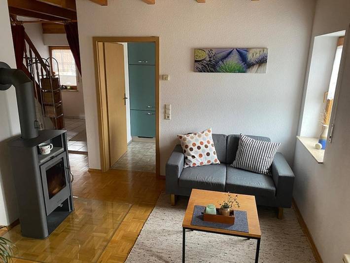 Ferienwohnung für 4 Personen, mit Balkon und Terrasse sowie Garten und Ausblick in Wolfegg - 2