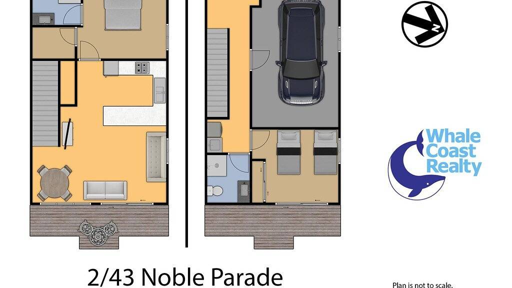 Ganze Wohnung, Unit 2, 43 Noble Parade, Dalmeny in Dalmeny, New South Wales