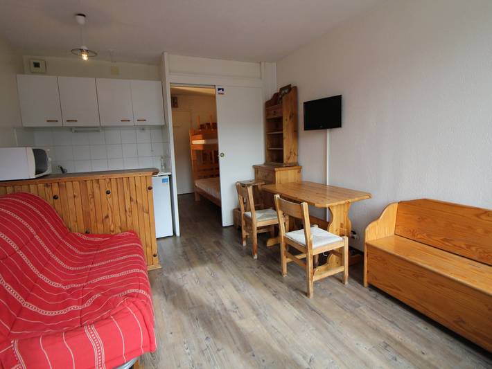 Studio pour 4 personnes, avec balcon