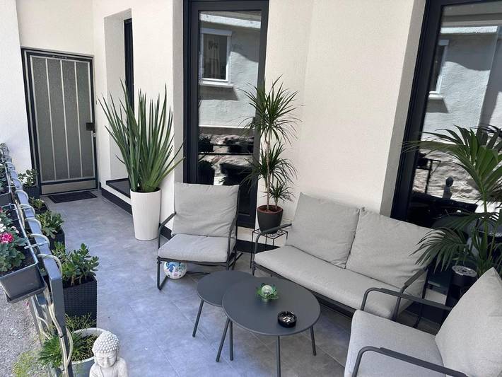 Ferienwohnung für 8 Personen, mit Terrasse in Hemsbach