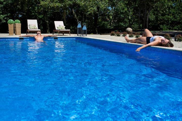Casa rural para 2 personas, con piscina además de jacuzzi y jardín en Provincia de Pontevedra - 4