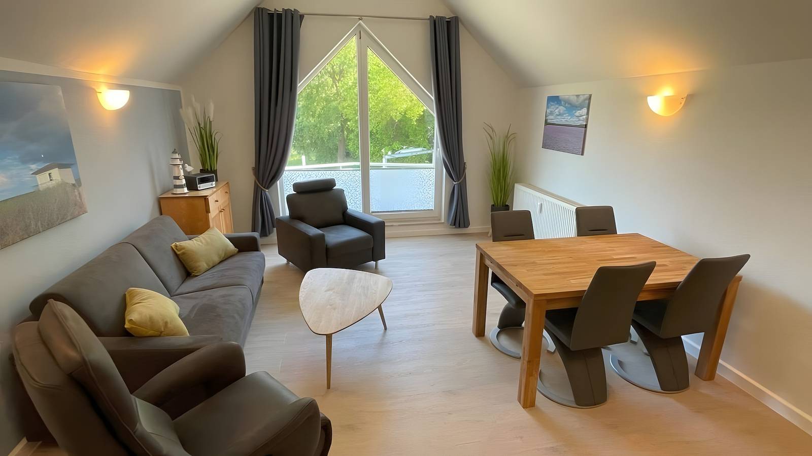 Ganze Wohnung, Apartment „Bernsteinfischer“ mit Balkon und Wlan in Zempin, Usedomer Norden