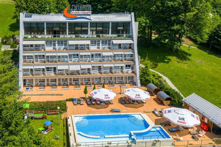 Wynajem wakacyjny dla 2 osób, z basen i ogród oraz sauna i jacuzzi, zwierzęta dozwolone w Ustroń
