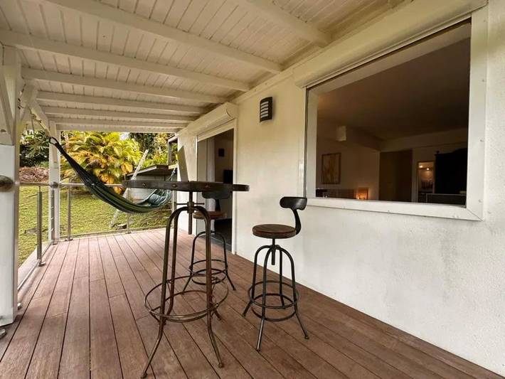 Gîte pour 2 personnes, avec terrasse à Petit-Bourg
