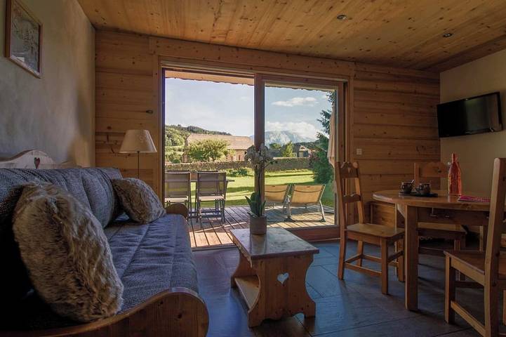 Gîte pour 6 personnes, avec balcon et sauna